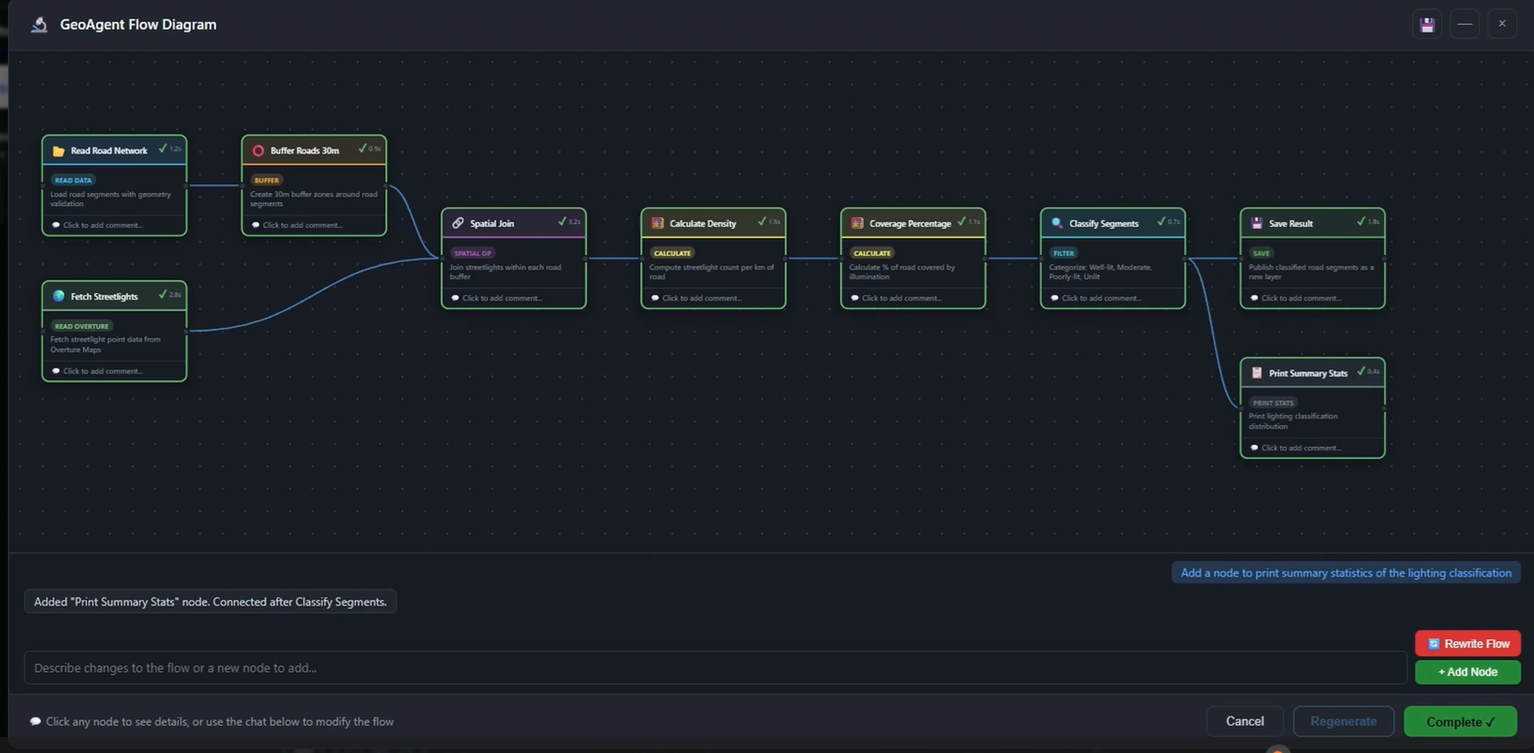 GeoAgent — Agentic Workflows for GIS | Geosys AI